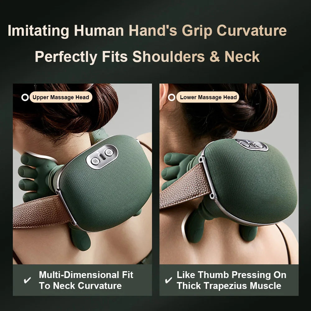 Deep Tissue Shiatsu Neck Massager - Frezy Haven 