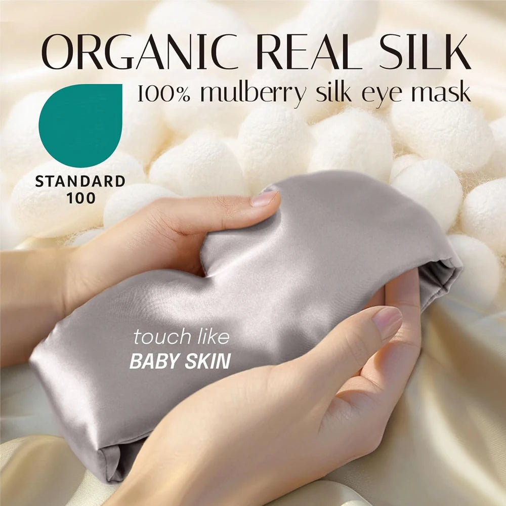 Ultra Soft Silk Eye Cover - Frezy Haven 