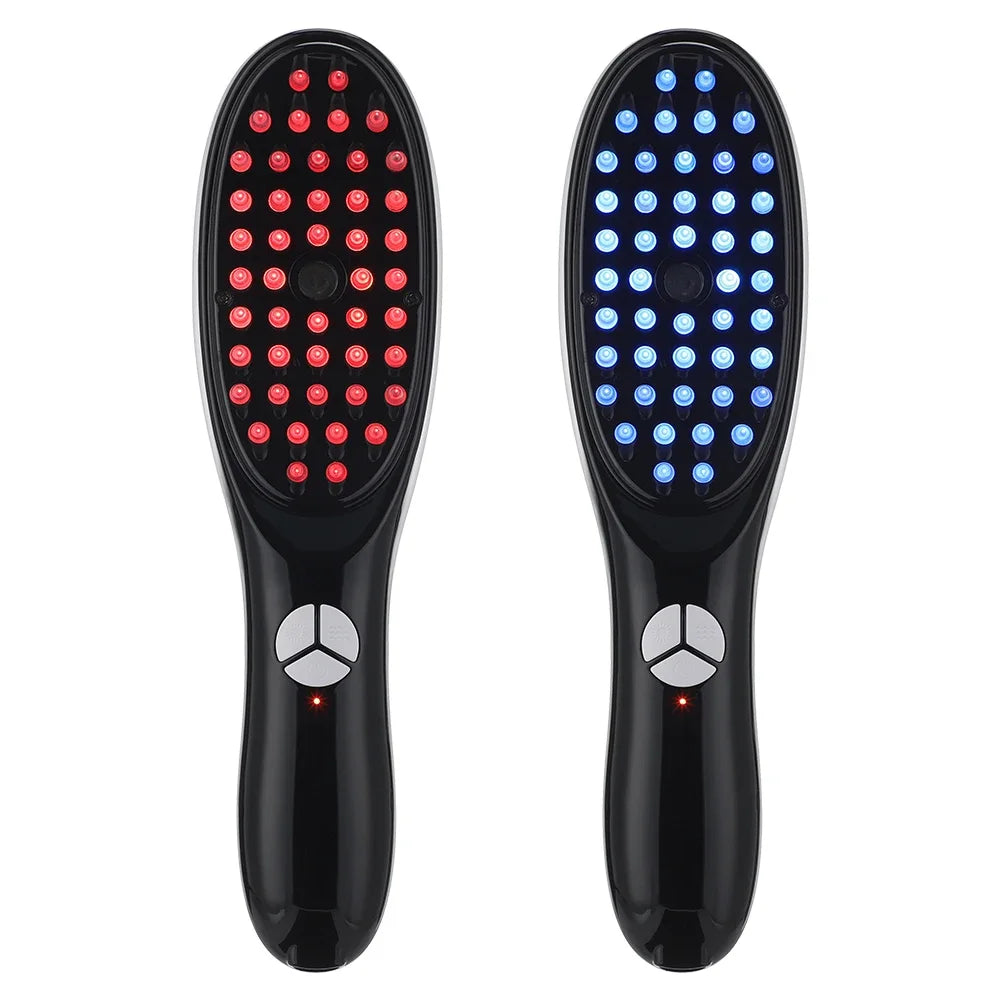 Red Light Sonic Scalp Massager Brush - Frezy Haven 