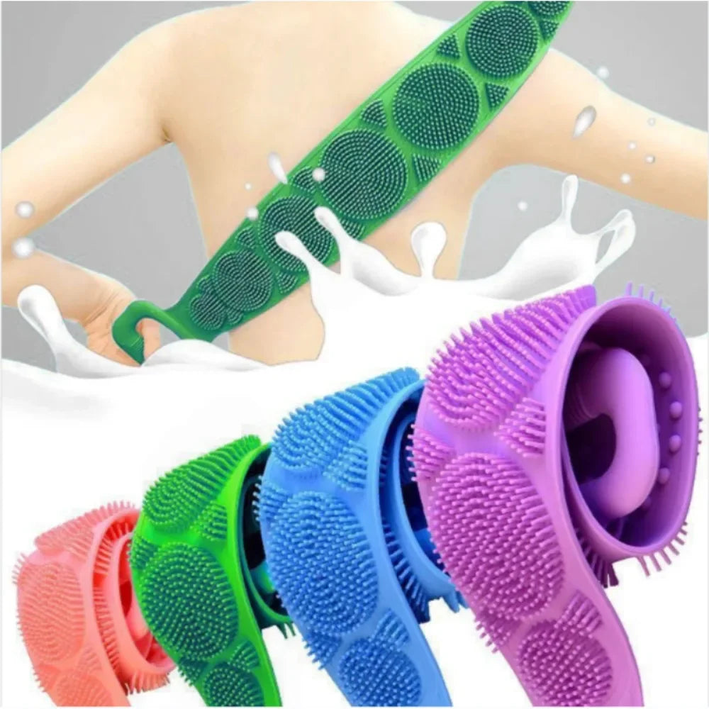 Long Handle Silicone Bath Brush - Frezy Haven 