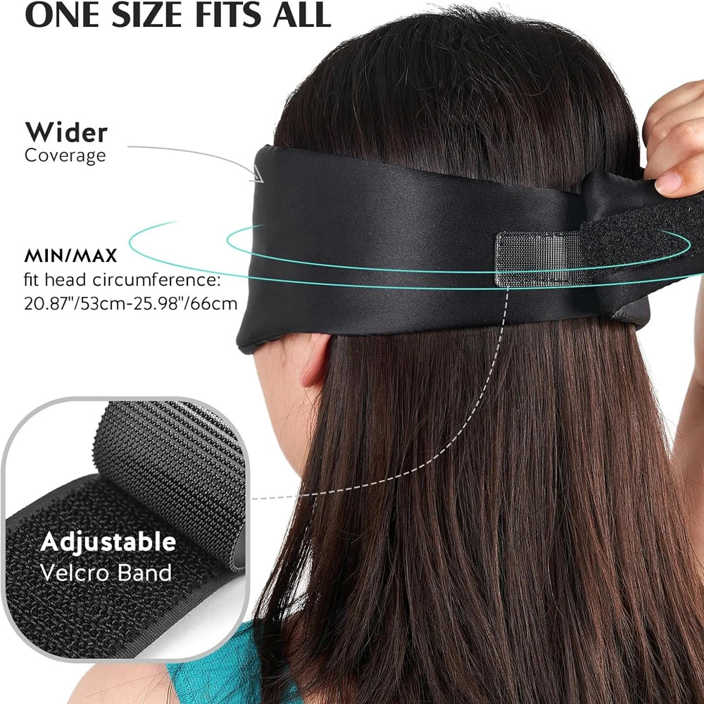 Ultra Soft Silk Eye Cover - Frezy Haven 