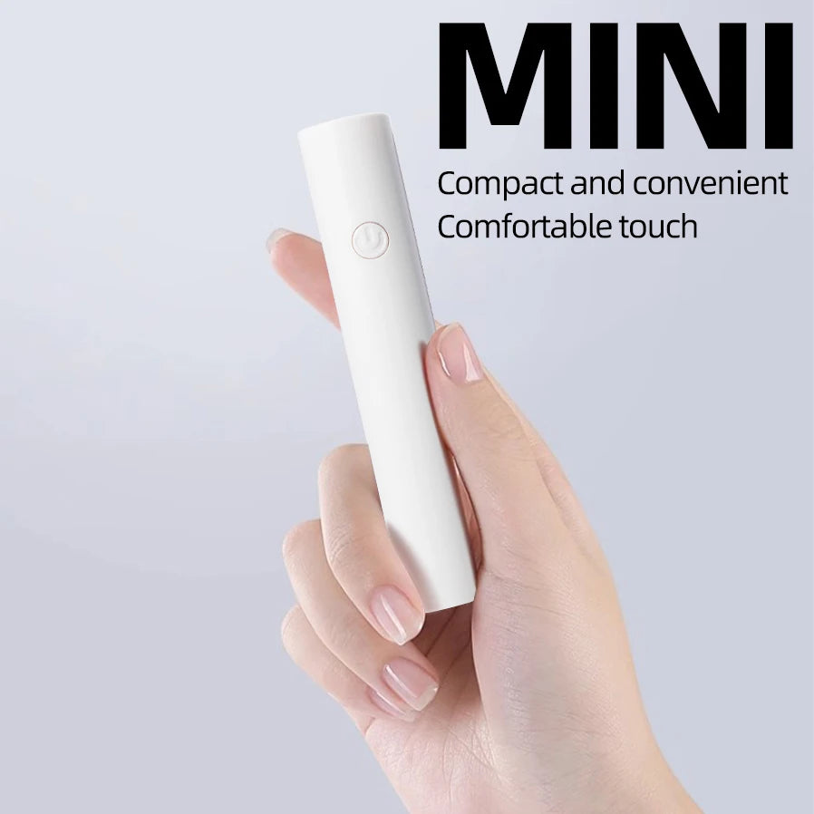 Mini Wireless Gel Nail Curing Lamp - Frezy Haven 