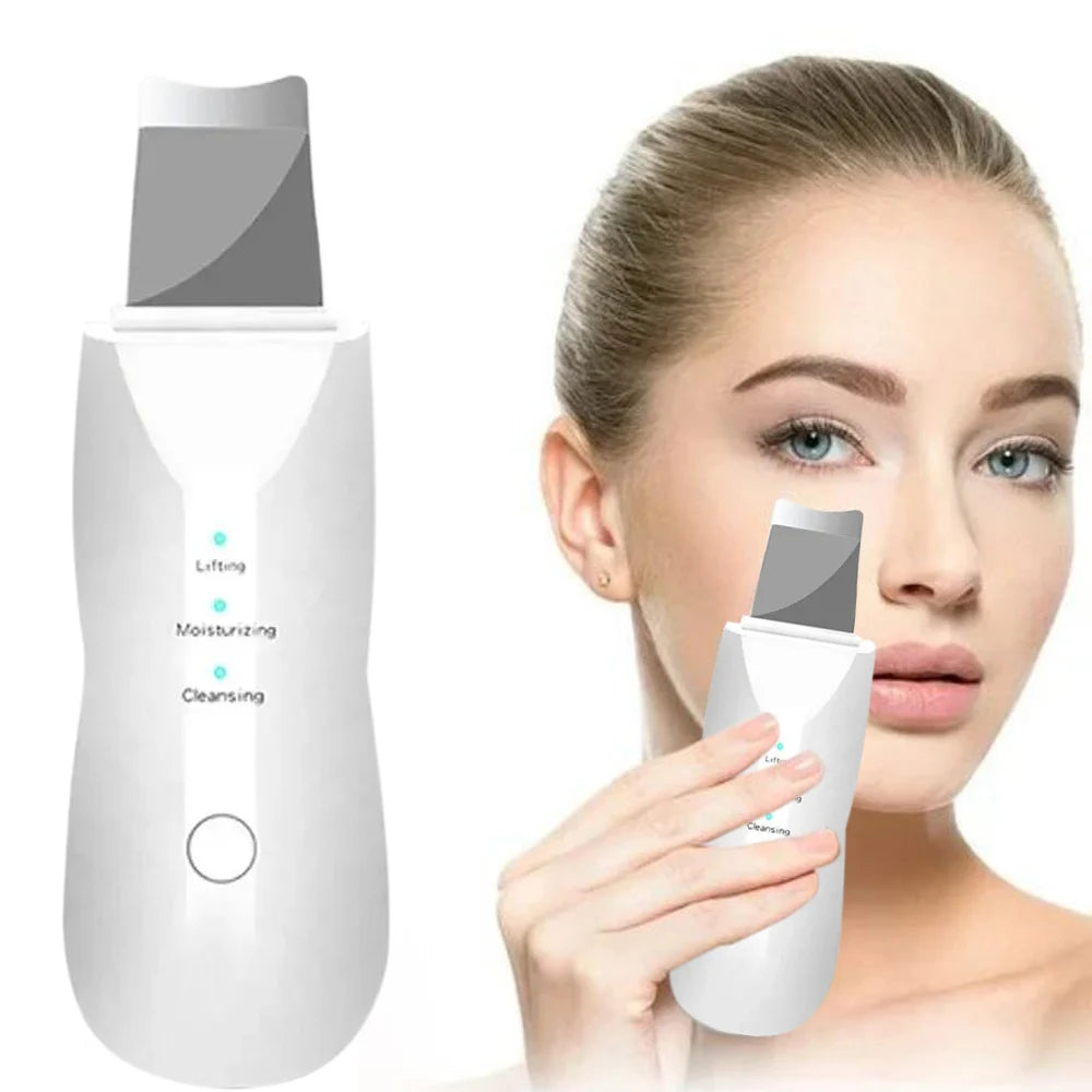 Ultrasonic Skin Scrubber Pore Cleaner - Frezy Haven 