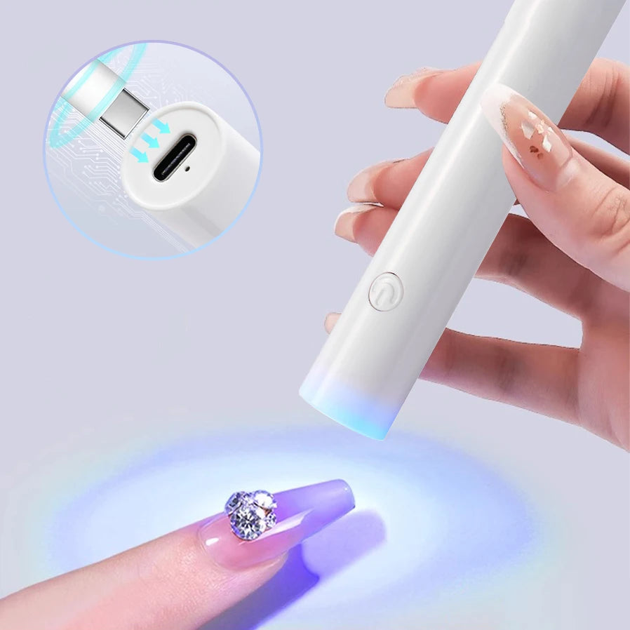 Mini Wireless Gel Nail Curing Lamp - Frezy Haven 