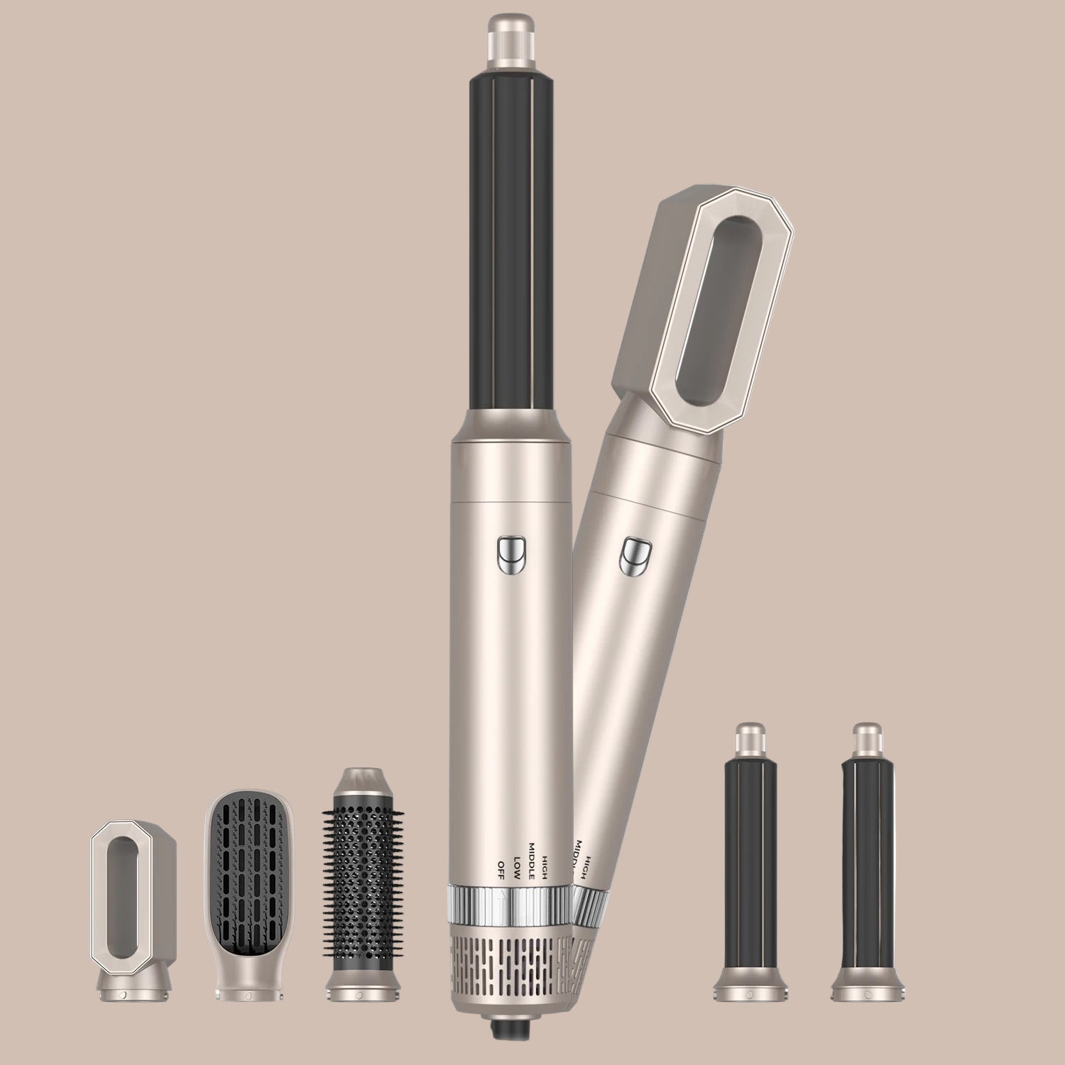 5-in-1 Hot Air Hair Dryer Brush - Frezy Haven 