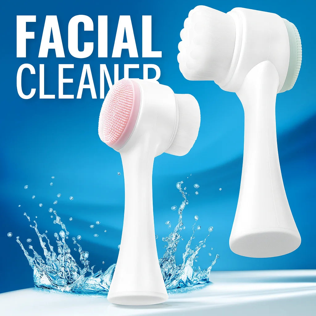 2-in-1 Facial Exfoliating Brush - Frezy Haven 