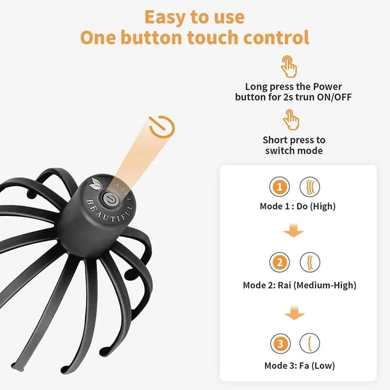 Full Rotation Scalp Massager - Frezy Haven 