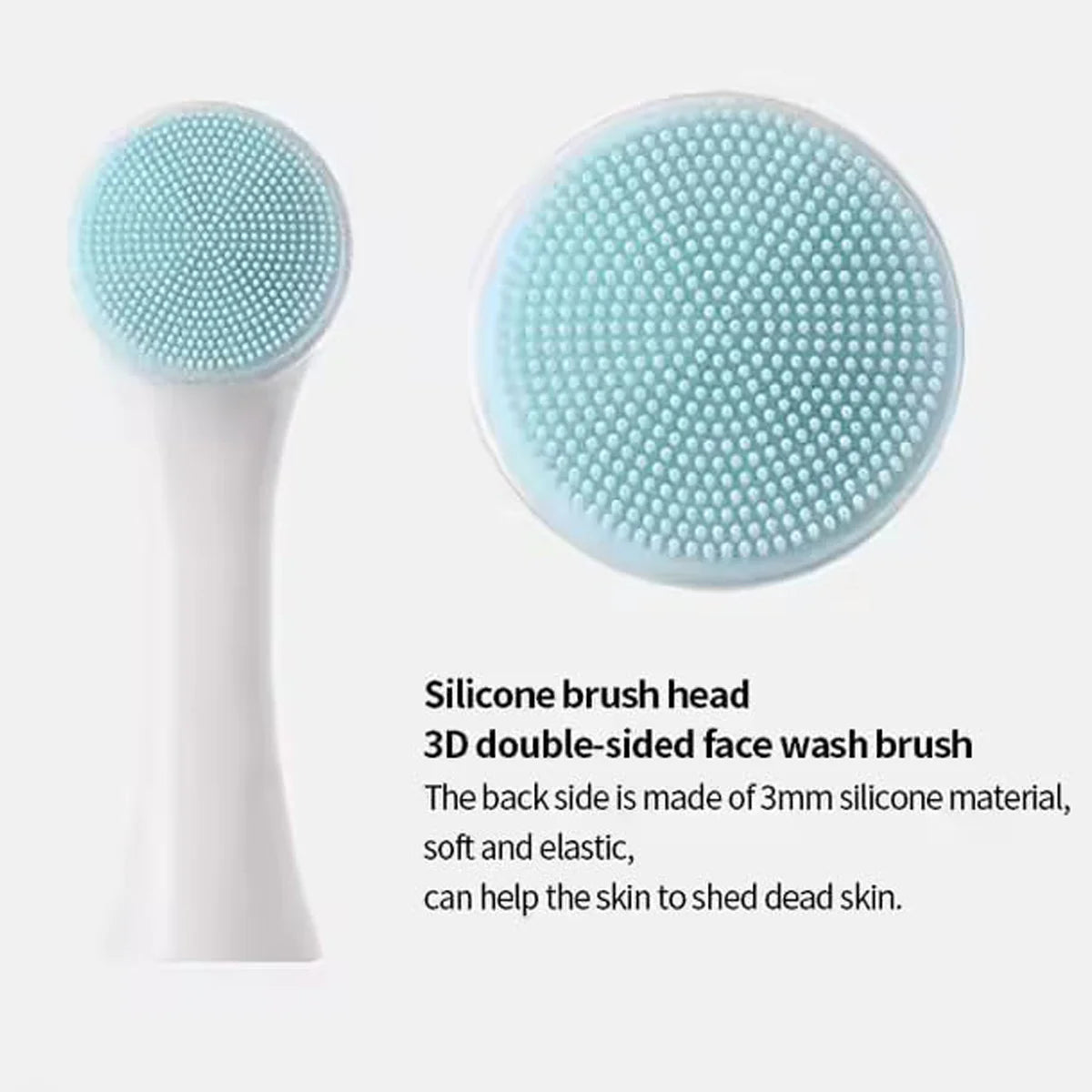 2-in-1 Facial Exfoliating Brush - Frezy Haven 