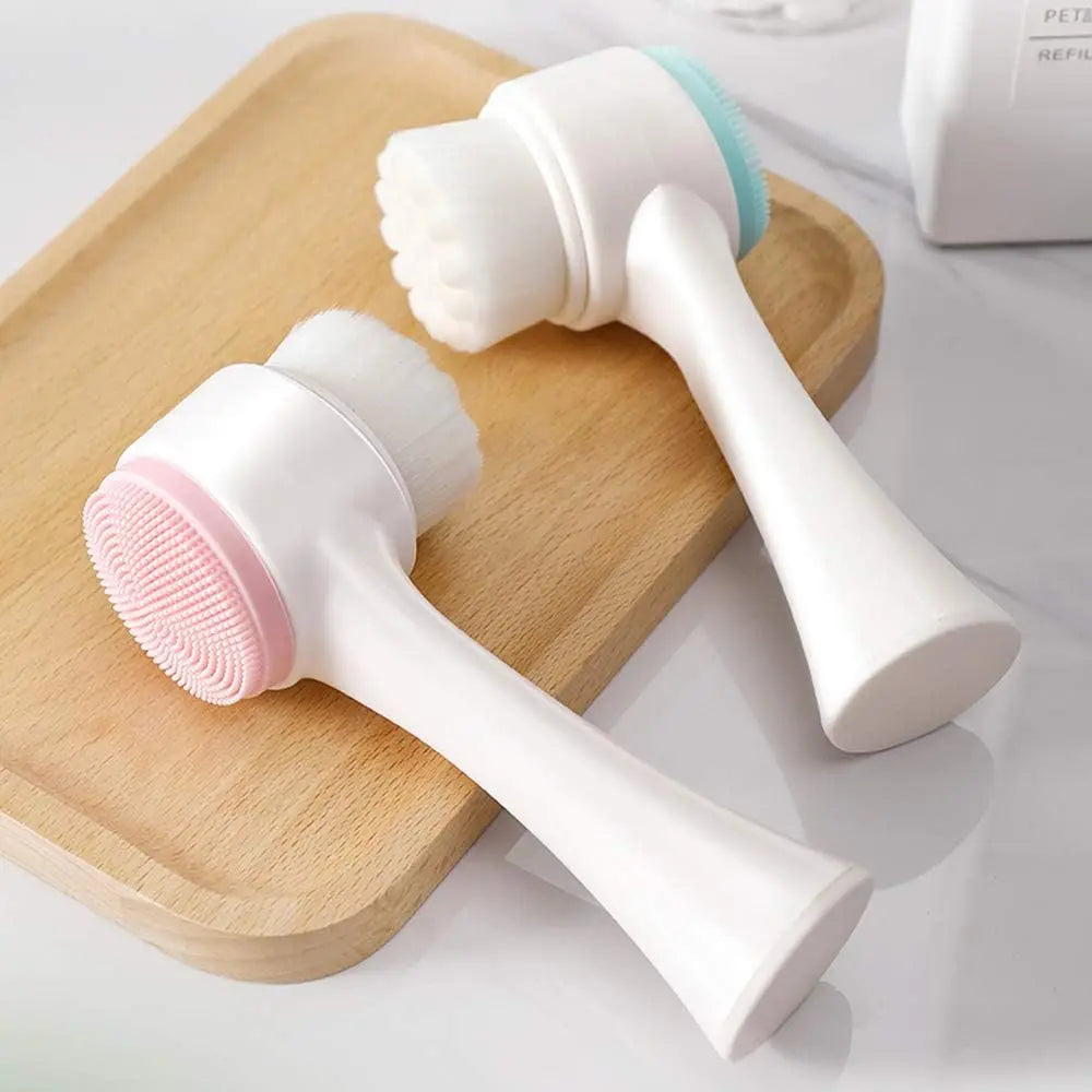 2-in-1 Facial Exfoliating Brush - Frezy Haven 