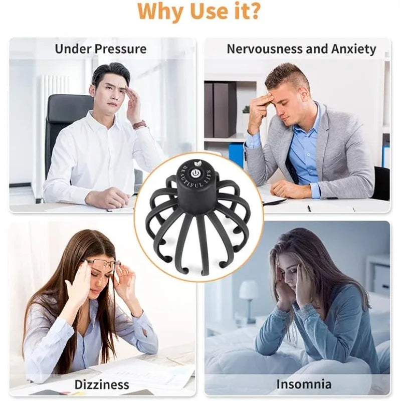 Full Rotation Scalp Massager - Frezy Haven 