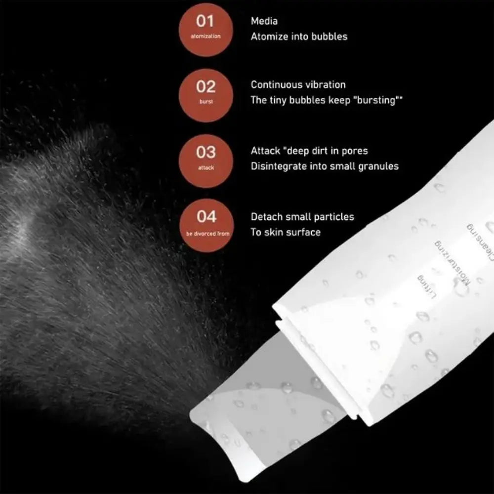 Ultrasonic Skin Scrubber Pore Cleaner - Frezy Haven 