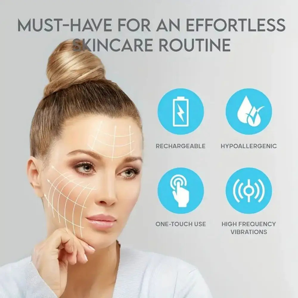 Ultrasonic Skin Scrubber Pore Cleaner - Frezy Haven 