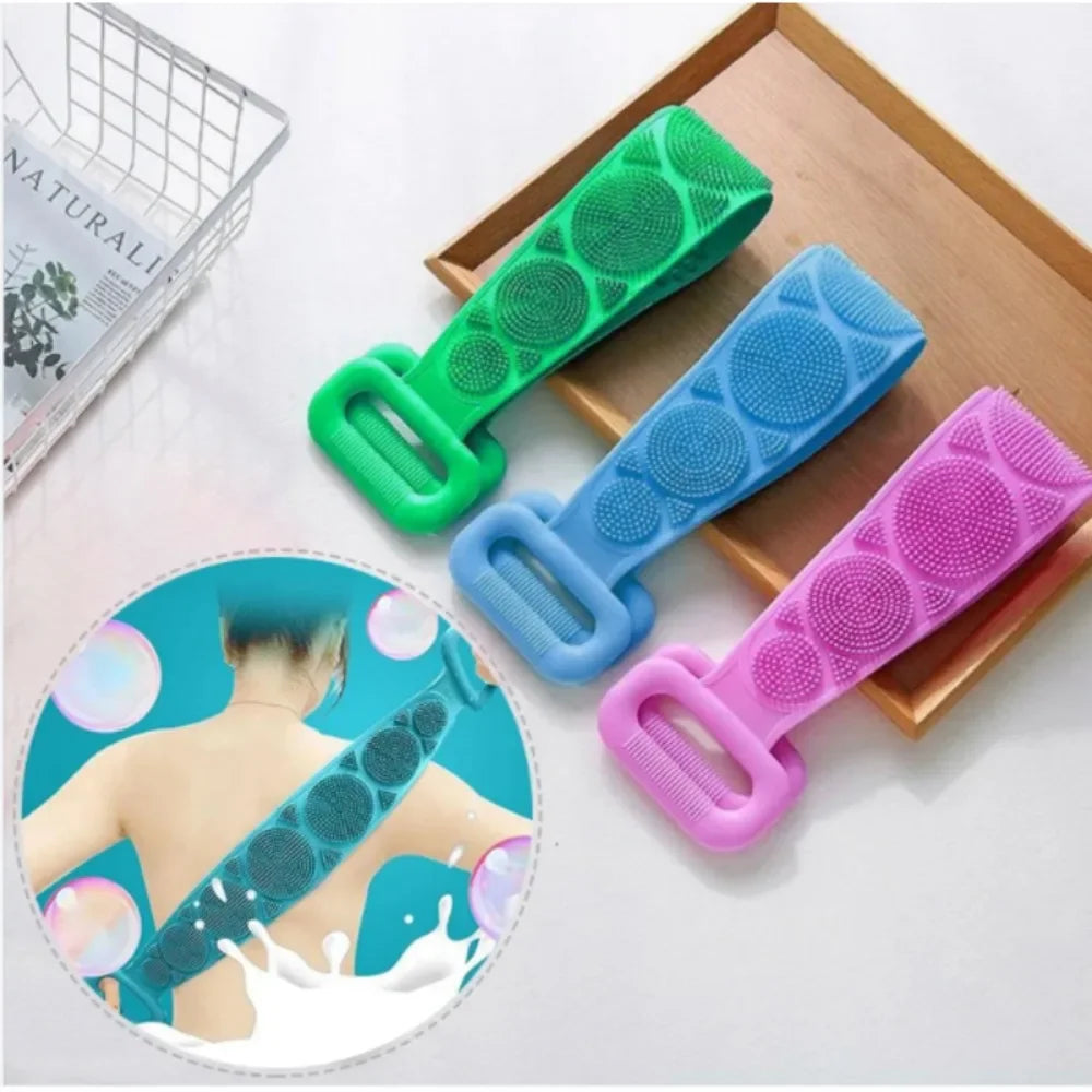 Long Handle Silicone Bath Brush - Frezy Haven 