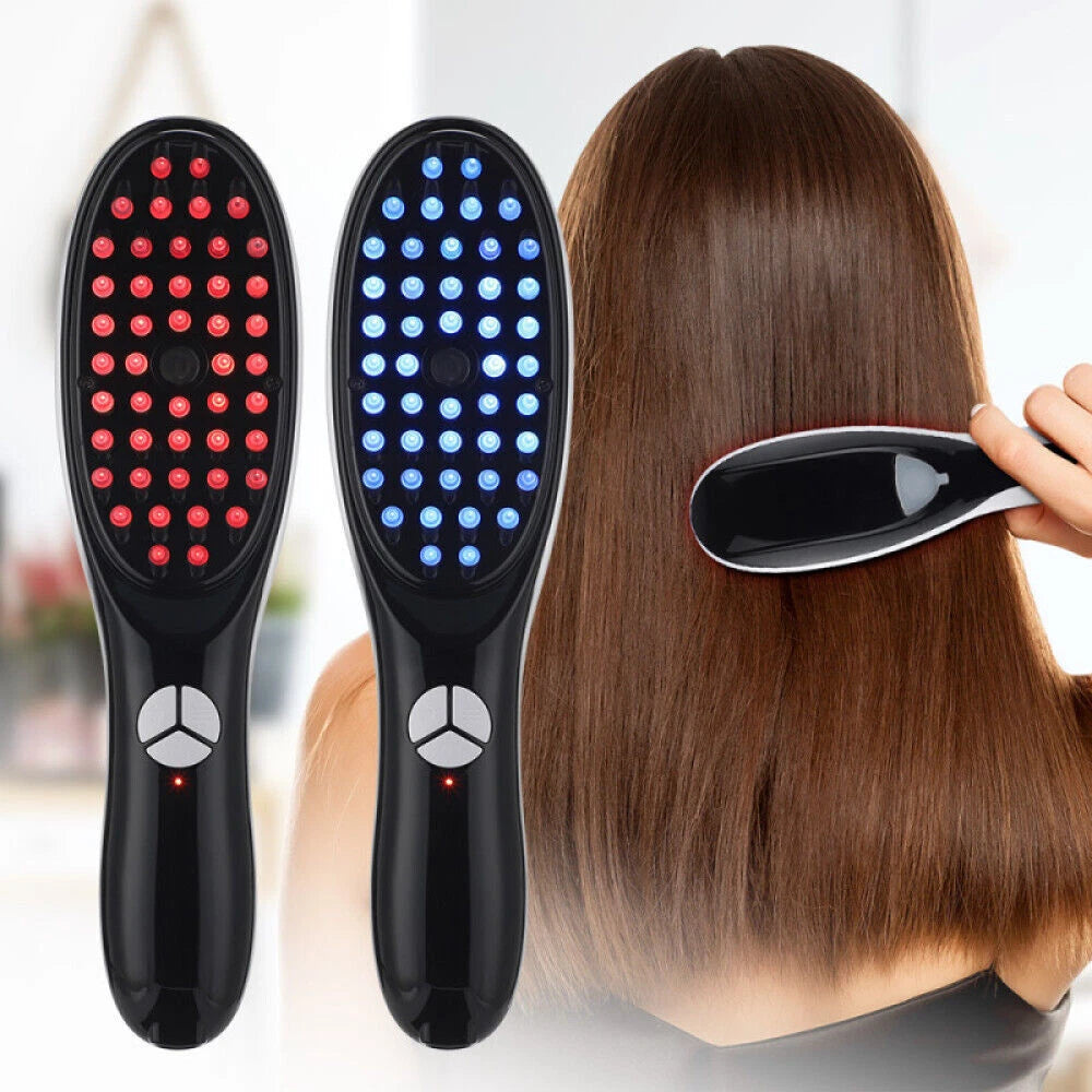 Red Light Sonic Scalp Massager Brush - Frezy Haven 